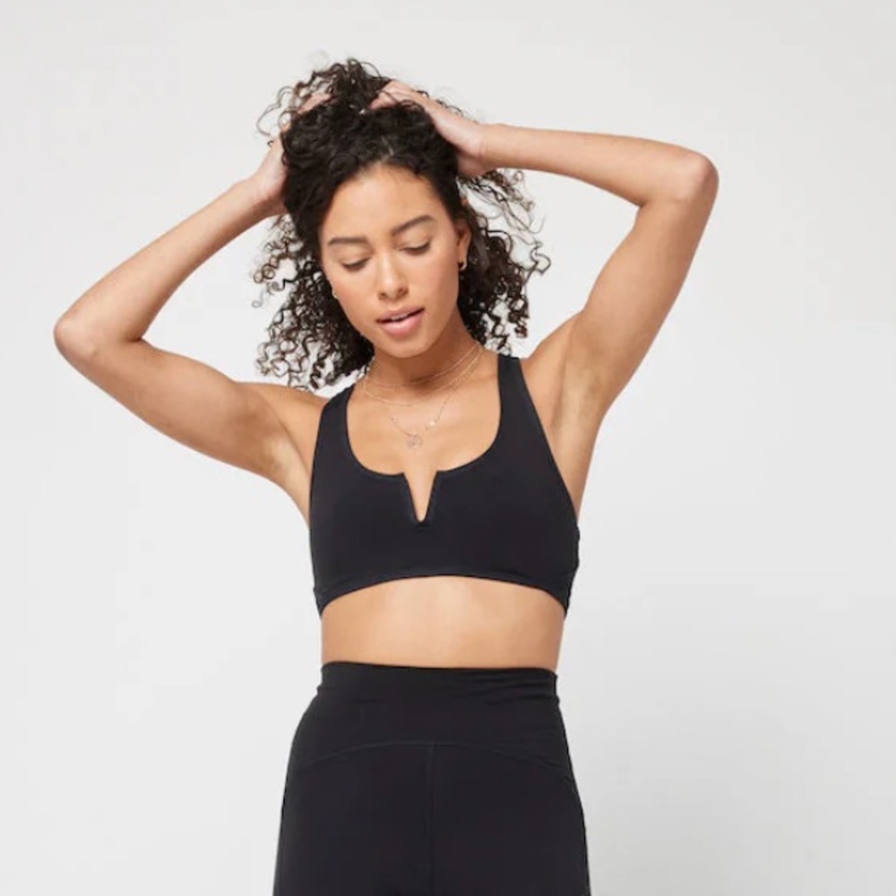 L*SPACE Active Women's Inhale Racerback Sports Bra - Picture 3 of 9